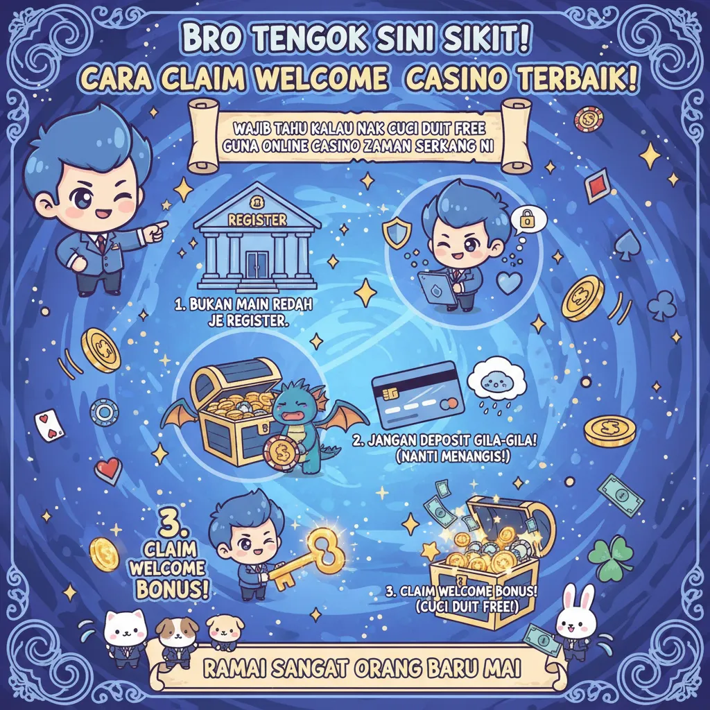 Cara Claim Welcome Bonus Casino Terbaik