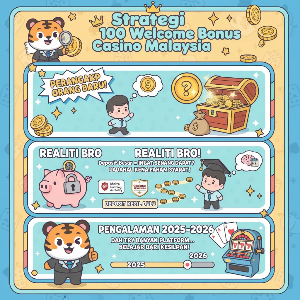 Strategi 100 Welcome Bonus Casino Malaysia