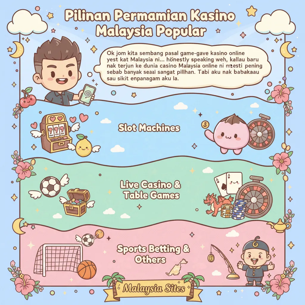 Pilihan Permainan Kasino Malaysia Popular
