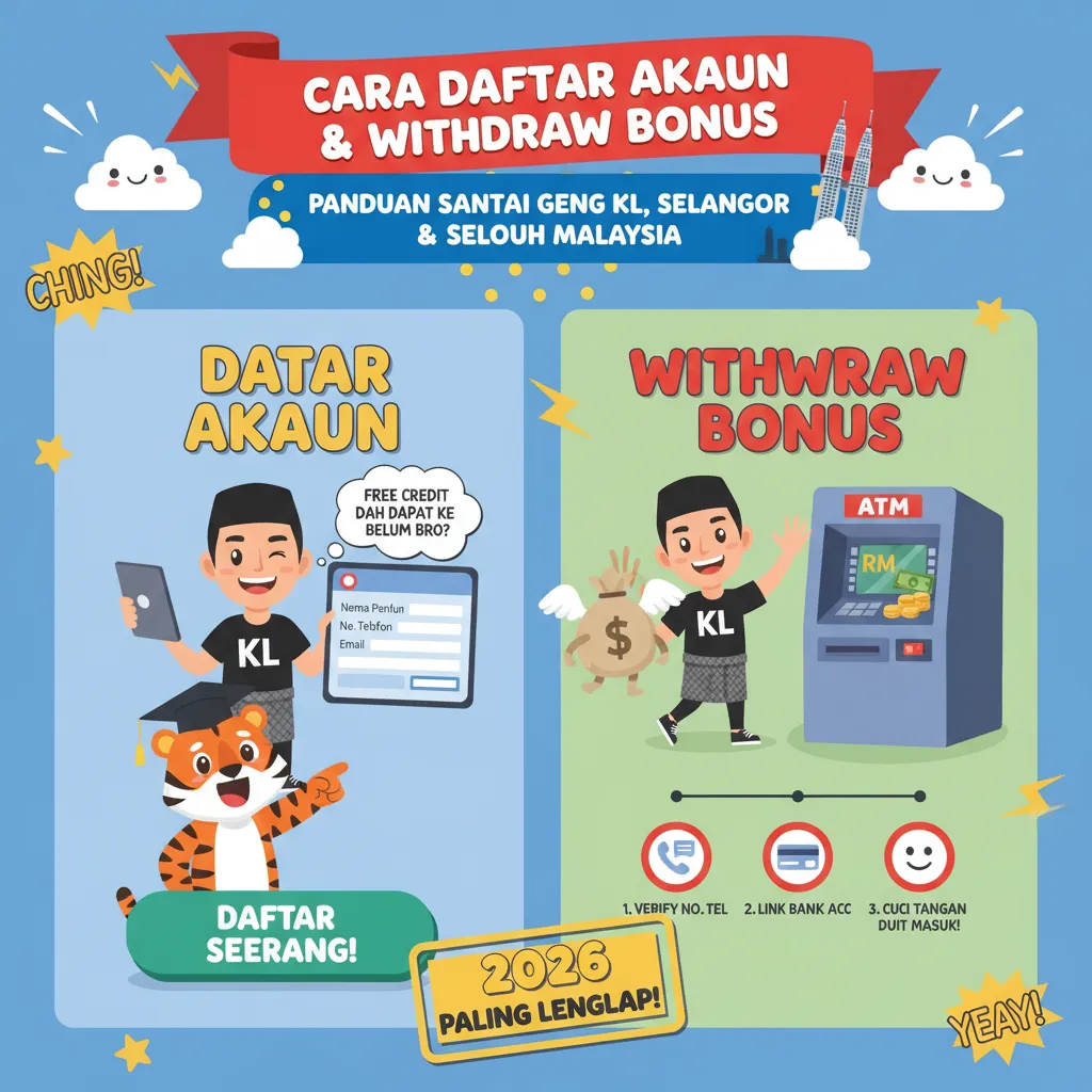 Cara Daftar Akaun Dan Withdraw Bonus